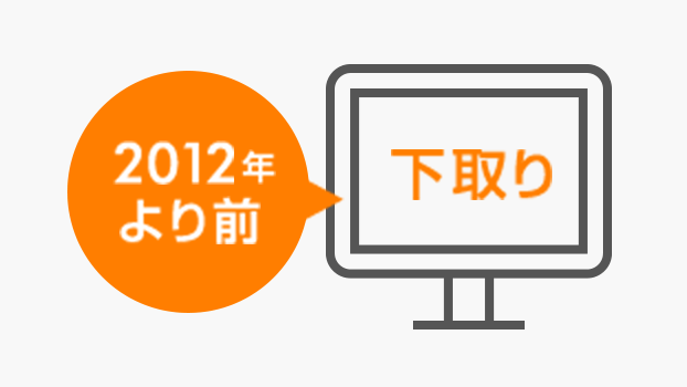 2012年より前　下取り