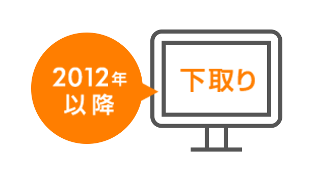 2012年以降　下取り